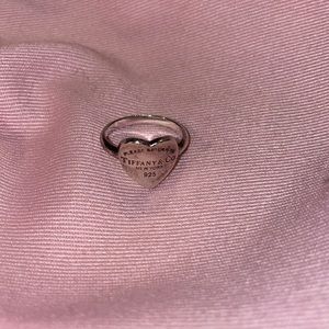 Tiffany heart ring sterling silver
